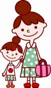 管理人と子供の画像